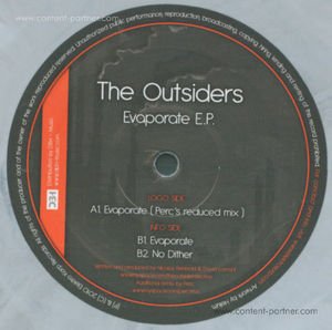 Cover for The Outsiders · Evaporate EP - Incl Perc Rmx (12&quot;) (2010)