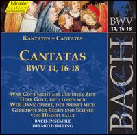 Cover for Bach / Gachinger Kantorei / Rilling · Sacred Cantatas Bwv 14 16 17 18 (CD) (1999)