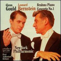 Cover for Brahms / Gould / Bernstein / Nyp · Piano Concerto 1 in D Minor (CD) (1998)