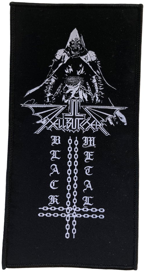 Cover for Hellbutcher · Patch Black Metal Inverted Cross  (19,7 x  10 cm) (MERCH) (2025)