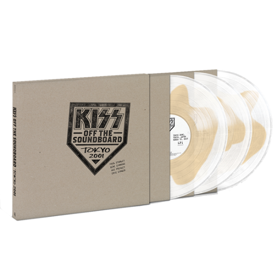 Cover for Kiss · Off The Soundboard (LP) [Limited Clear + Bone Colored edition] (2021)