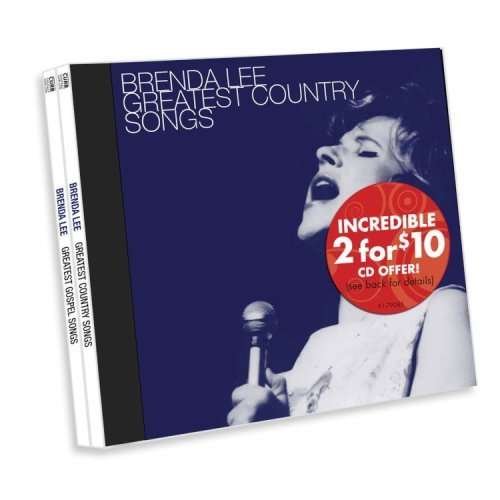 Cover for Brenda Lee · Greatest Country Songs / Greatest Gospel Songs (CD) (2008)