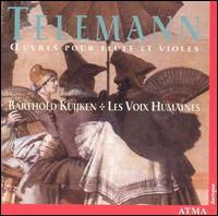 Oeuvres Pour Flute Et Vio - G.P. Telemann - Muzyka - ATMA CLASSIQUE - 0722056224529 - 1 marca 2004