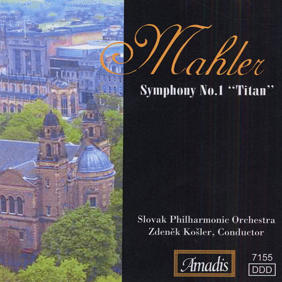 Cover for MAHLER: Symphony 1 &quot;Titan&quot; (CD)