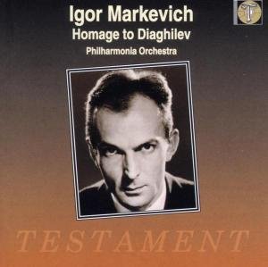 Cover for Markevich Igor · Homage To Diaghilev Testament Klassisk (CD) (1997)