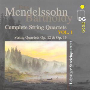 Cover for Mendelssohn / Leipzig String Quartet · String Quartets Ops 12 &amp; 13 (CD) (2001)