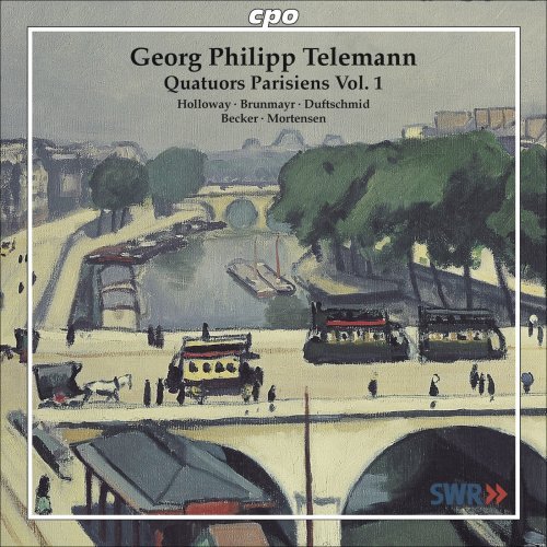 Quatuors Parisiens 1 - Telemann / Holloway / Brunmayr / Duftschmid - Musikk - CPO - 0761203737529 - 31. mars 2009