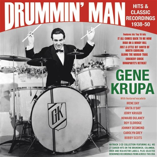 Cover for Gene Krupa · Drummin Man - Hits &amp; Classic Recordings 1938-50 (CD) (2023)