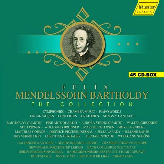 Mendelssohn / The Collection - F. Mendelssohn-Bartholdy - Muziek - HANSSLER CLASSIC - 0881488160529 - 27 oktober 2017