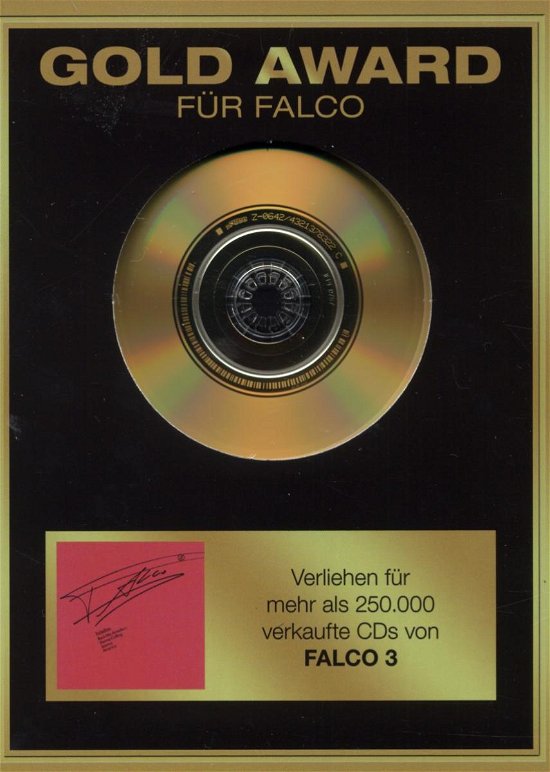 Gold Award:falco 3 - Falco - Musique - SOBM - 0886970253529 - 12 novembre 2009