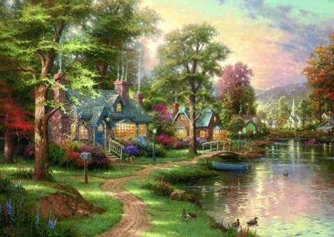 Am See.(Puzzle).57452 - T. Kinkade - Livros - Schmidt Spiele Gmbh - 4001504574529 - 10 de fevereiro de 2003