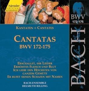 BACH: Kantaten BWV 172-175 - Bach-collegium / Rilling - Musiikki - hänssler CLASSIC - 4010276015529 - maanantai 17. huhtikuuta 2000