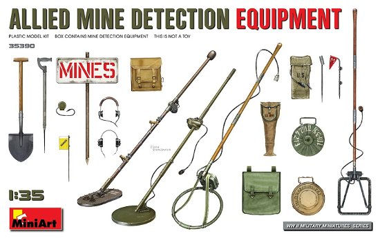 Cover for MiniArt · 1/35 Allied Mine Detection Equipment (1/22) * (Leksaker)