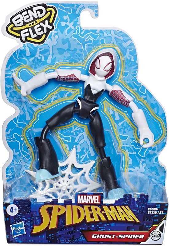 Bend N Flex Ghost Spider - Spider-Man - Produtos - Hasbro - 5010993638529 - 1 de junho de 2020