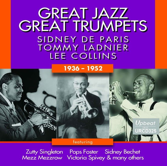 Cover for De Paris, Sidney / Tommy Ladnier / Lee Collins · Great Jazz - Great Trumpets (CD) (2023)