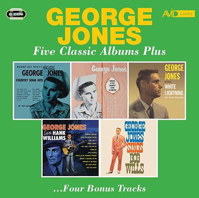 Five Classic Albums Plus - George Jones - Muziek - AVID COUNTRY - 5022810341529 - 1 juli 2022