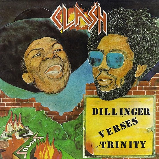 Cover for Dillinger Verses Trinity · Clash (Red Vinyl) (LP) (2024)