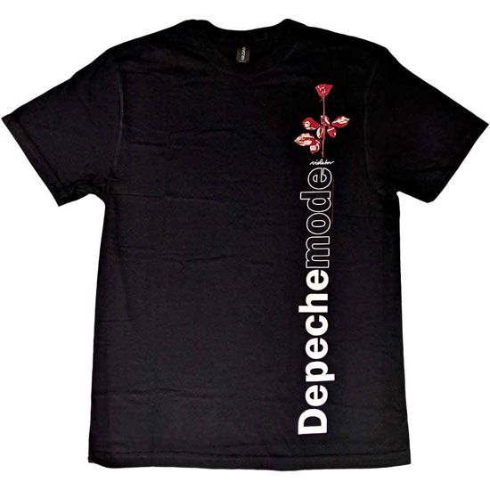 Depeche Mode Unisex T-Shirt: Violator Side Rose - Depeche Mode - Produtos -  - 5056012012529 - 