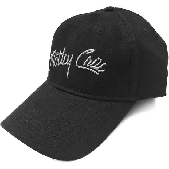 Cover for Mötley Crüe · Motley Crue Unisex Baseball Cap: Logo (Sonic Silver) (CLOTHES) [Black - Unisex edition]