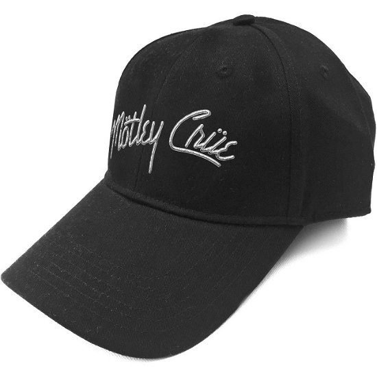 Motley Crue Unisex Baseball Cap: Logo (Sonic Silver) - Mötley Crüe - Merchandise -  - 5056170662529 - 