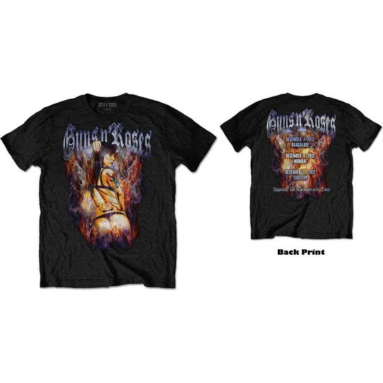 Cover for Guns N' Roses · Guns N' Roses Unisex T-Shirt: Torso (Black) (Back Print) (T-shirt) [size XL] [Black - Unisex edition] (2019)