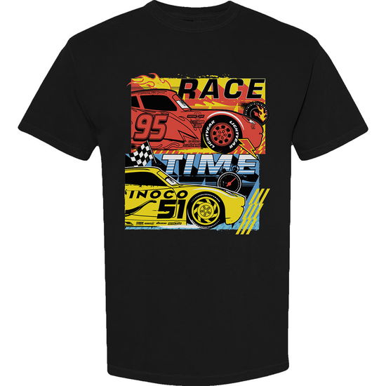 Cover for Disney · Disney Unisex T-Shirt: Cars Race Time (Black) (T-shirt) [size XXL] (2025)