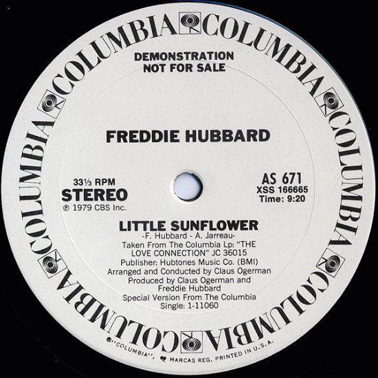 Cover for Freddie Hubbard · Little Sunflower Freddie Hubbard 12&quot; (LP)