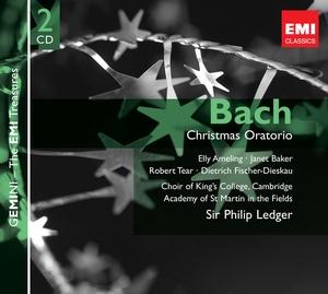 Bach Christmas Oratorio - Ameling Elly / Ledger Sir Phil - Musiikki - EMI GEMINI - 5099921762529 - torstai 9. syyskuuta 2021