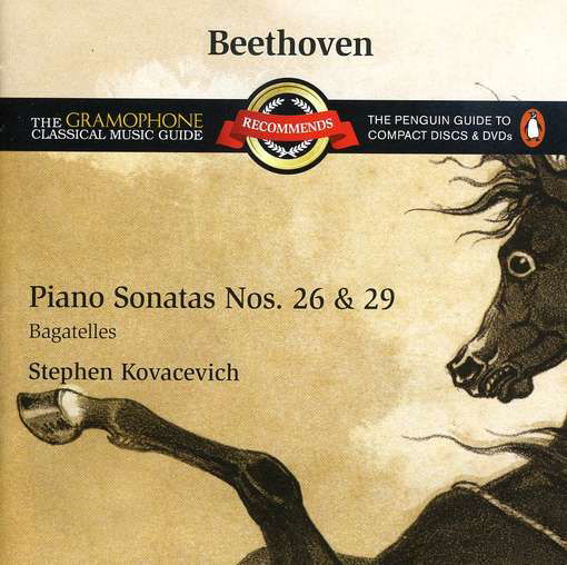 Beethoven / Piano Sonatas Nos 26 & 29 - Stephen Kovacevich - Musik - WARNER CLASSICS - 5099922851529 - 1. september 2008