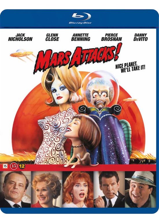 Cover for Mars Attacks (Blu-ray) (2023)