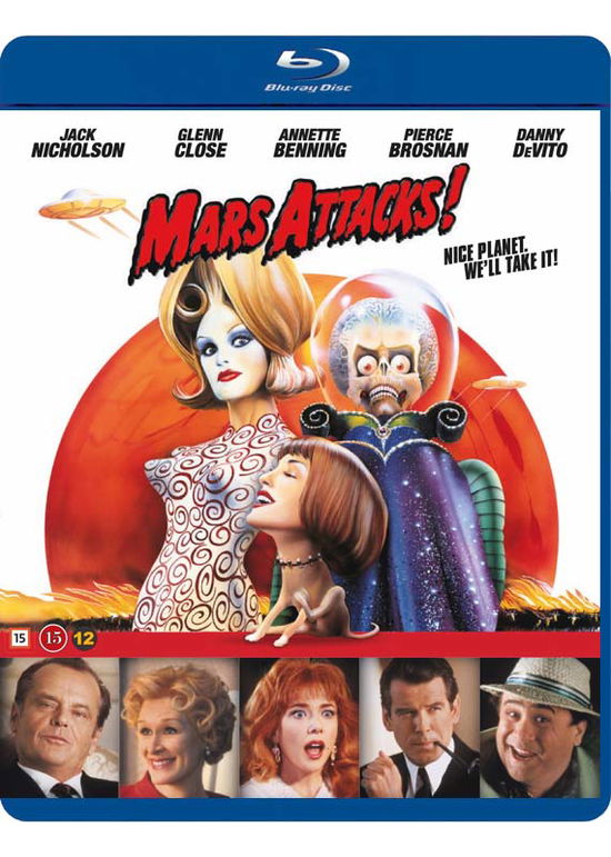 Cover for Mars Attacks (Blu-Ray) (2023)