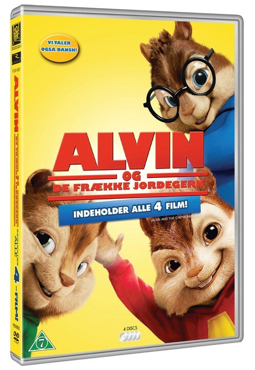 Alvin Og De Frække Jordegern Bokssæt - Alvin Og De Frække Jordegern - Film -  - 7340112727529 - 9. juni 2016
