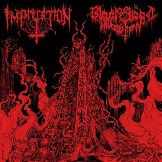 Imprecation / Black Blood Invocation · Diabolical Flames Of The Ascended Plague (LP) (2024)
