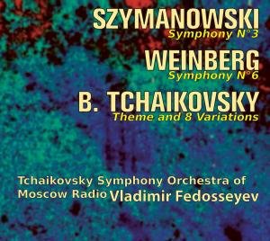 Cover for Szymanowski / Tchaikovsky Sym Orch / Fedoseyev · Sym 3 / Sym 6 / Theme &amp; 8 Variations (CD) (2010)