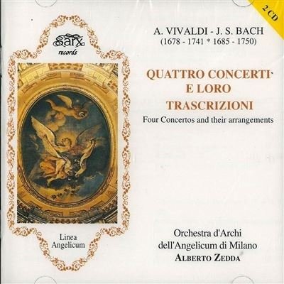 Cover for Orchestr D'archi Dell'ngelicum Di Milano / Zedda Alberto · Quattro Concerti E Le Loro Trascrizioni / Four Concertos and Their Arrangements (CD) (1995)