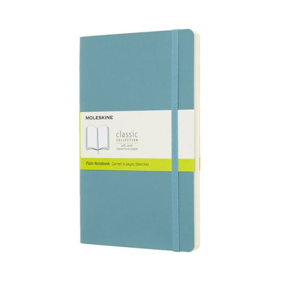 Moleskine · Moleskine Reef Blue Notebook Large Plain Soft (Stationery) (2024)