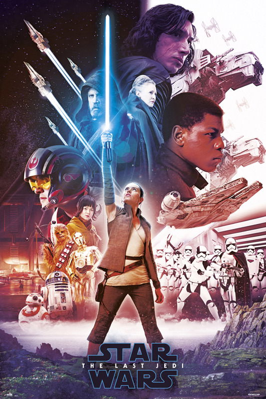 Cover for Star Wars: Viii Blue Saber (Maxi Poster 61x91,50 Cm) (MERCH)