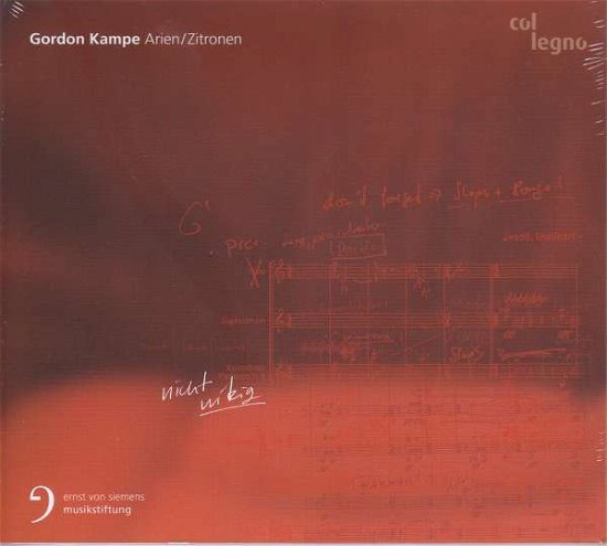 Cover for RSO Stuttgart / Ensemble Musikfabrik/+ · Arien / Zitronen (CD) (2017)