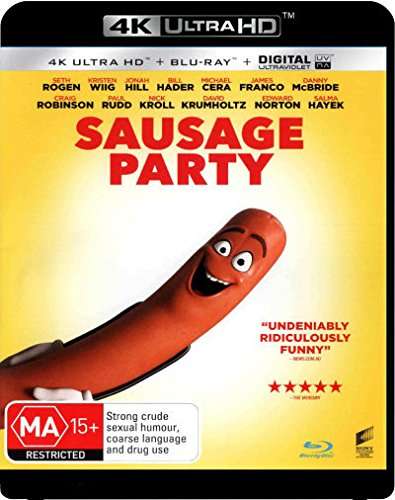 Cover for 4k Uhd · Sausage Party (4k / Blu-ray) (Blu-ray) (2016)