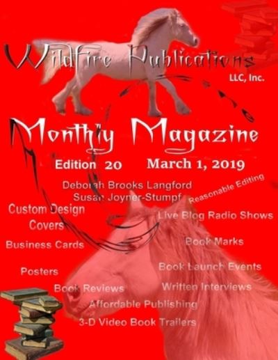 Cover for Deborah Brooks L. Susan Joyner-Stumpf · Wildfire Publications Magazine March 1, 2019 Issue, Edition 20 (Book) (2019)