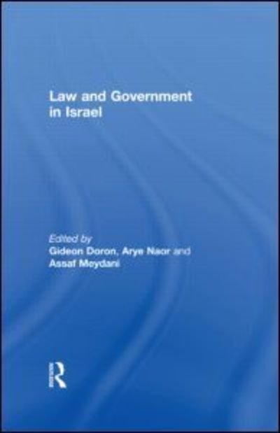 Cover for Gideon Doron · Law and Government in Israel (Gebundenes Buch) (2010)