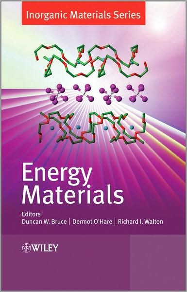 Cover for DW Bruce · Energy Materials - Inorganic Materials Series (Hardcover bog) (2011)