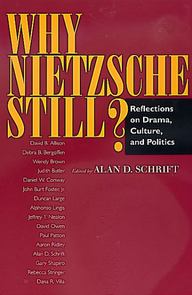 Cover for Alan D Schrift · Why Nietzsche Still?: Reflections on Drama, Culture, and Politics (Paperback Book) (2000)