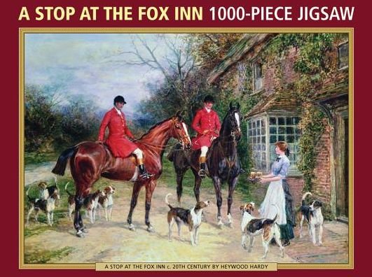 Cover for Peony Press · Stop at the Fox Inn - Jigsaw (Hardcover Book) (2017)