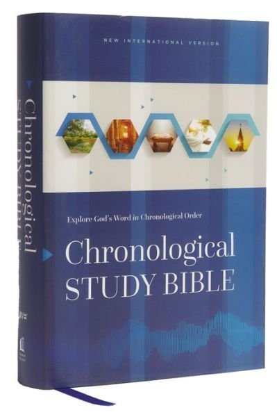 Cover for Thomas Nelson · NIV, Chronological Study Bible, Hardcover, Comfort Print (Innbunden bok) (2021)