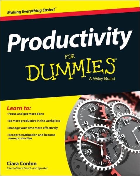 Cover for Ciara Conlon · Productivity For Dummies (Paperback Book) (2016)