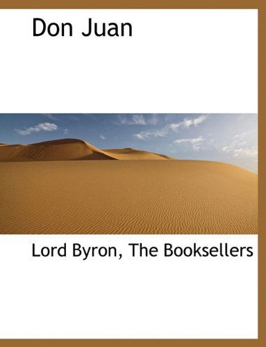 Cover for Lord Byron · Don Juan (Paperback Book) (2010)