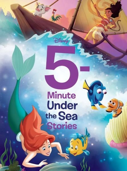 Cover for Disney Books · 5-Minute Under the Sea Stories - 5-Minute Stories (Hardcover bog) (2020)