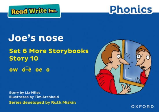 Cover for Liz Miles · Read Write Inc. Phonics: Joe's nose (Blue Set 6A Storybook 10) - Read Write Inc. Phonics (Paperback Book) (2021)