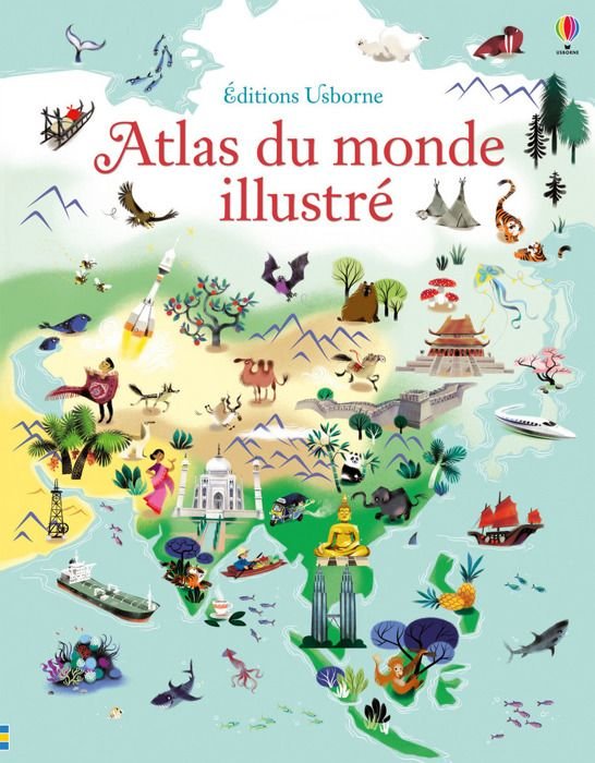 Cover for Sam Baer · Atlas du monde illustre (Gebundenes Buch) (2017)